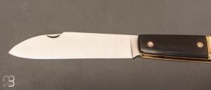   Couteau " Le Tonneau " par Mathieu Herrero - Ébène et XC100