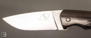   Couteau " Le 05 " par MTBlades Benjamin Thuillier - Micarta lin et lame en 14C28