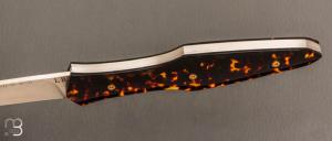   Couteau "Magna Pinna" fait main par Laraud Blade  - Acétate et 14C28