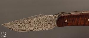   Couteau " New Hardy " par Rémi Lavialle - Gidgee et lame damas de Philippe Ricard