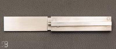    Couteau " O² BIC " par Nicolas Couderc - Acier inoxydable et RWL-34