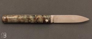 Couteau " L'Olonnois " de L'atelier du capitaine - Bouleau Madré