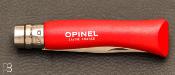 Couteau Opinel enfant N°7 inox hêtre rouge