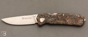    Couteau « PULSE W-Lock » pliant par MASERIN - CPM Magnacut et carbone- 630.FCA