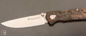    Couteau « PULSE W-Lock » pliant par MASERIN - CPM Magnacut et carbone- 630.FCA