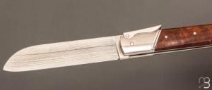  " Palanquille " custom knife by Glenn Guillou - Ironwood and VG-10 Suminagashi