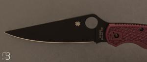   Couteau  " Police 4 Burgundy " SPRINT RUN 2024 par Spyderco - C07BGBKP4