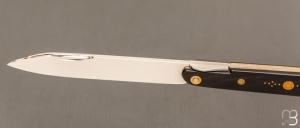 Couteau " Rouennais " par Mathieu Herrero - Corne de buffle