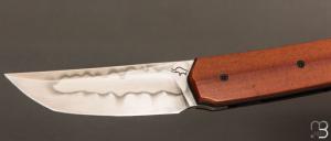   Couteau " Small Sanjo " par Guy Poggetti - Micarta et C130