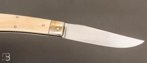   Couteau " Yatagan " par Erwann Aubriet - Ivoire de mammouth