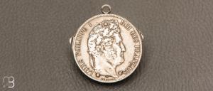 Couteau ancien " onglier 3 pièces " par Eloi Pernet avec monnaie Argent