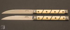  " Couteau d'amis " de collection par Pascal et Isabelle Graveline