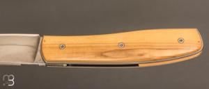 Couteau " liner lock " custom de David Lespect - Buis et C105