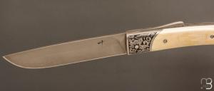    Couteau " custom " pompe avant  par Daniel Marlot - Les couteaux Toto