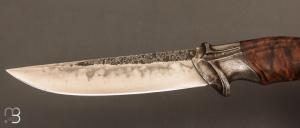   Couteau " The Hunter "  fixe par Roman Stoklasa - W2 et Noyer