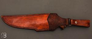   Couteau " The Hunter "  fixe par Roman Stoklasa - W2 et Noyer