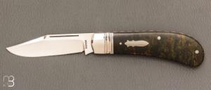   Couteau " Lanny's clip " de Craig Brewer - Rag Micarta