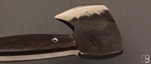 Mini hachette de camp faite main par Frédéric Marchand - XC75 et Noyer