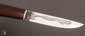  Couteau " Puukko " custom de Anthony Brochier - Gidgee et lame en C130