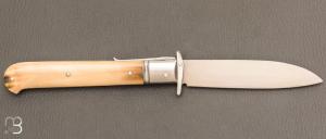  Couteau " Yssingeaux avec garde à bascule et palanquille  " par Romain Alvarez - Mammouth et RWL-34