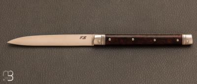 Couteau de poche type XVIII bois de fer de Jrme Latreille