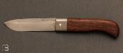 Couteau de poche Le Bugiste Vieux Chne lame acier inoxydable 14c28N par Frdric Maschio