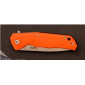 Couteau fermant T.R.E. GOR G-10 Orange