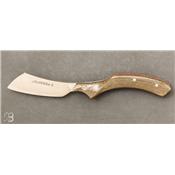 Couteau Phasme par la coutellerie Savignac - Micarta Vert