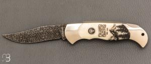 Couteau Bker Solingen - Scout 40th Anniversary Damast N52/99  - 112190DAM