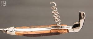  Coffret duo d'exception couteau & sommelier par la Forge de Laguiole - Chêne de barrique