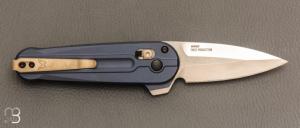  Couteau  BENCHMADE Lowden Crater Blue Aluminium FIRST PRODUCTION - BN941