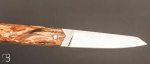  Couteau Laguiole en Aubrac modèle "Bee Back” bois d'Aubrac