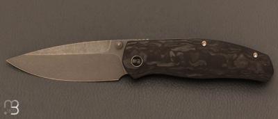  Couteau " Esprit WE20025A-A " WE KNIFE - Marble Carbon Fiber et CPM 20CV