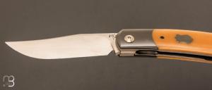   Couteau " Foxy " custom par Maxime Belzunce - Micarta et RWL34