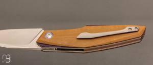  Couteau " Front flipper " custom par Samuel Jugieau - G10 et lame en RWL34