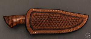   Couteau " Hunter " semi intégral par Adam DesRosiers - KOA