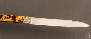   Couteau " Interprétation du Diderot " pliant fait main par Bastien Toubhans - Atelier Beau Merle