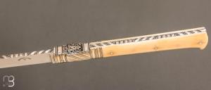   Couteau " Jehan de Metz " de collection par Isabelle et Pascal Graveline