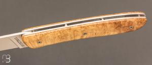   Couteau " L08 " par Perceval - Loupe d'Acacia et 19C27