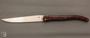   Couteau " Laguiole 18 cm " fait main par Jérôme Latreille - Ironwood et 14c28N