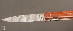 Couteau " Le Français   " damas et amourette par Perceval