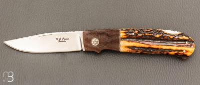   Couteau " Lock-back " custom par W.D. Pease