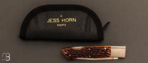    Couteau " MF custom " par Jess Horn - Jigged Bone et ATS-34