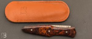  Couteau " Magna Pinna " fait main par Laraud Blade  - Bois de fer et 14C28