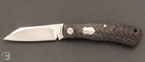   Couteau " Nativ Mini "  par Aleksandr Vetrov - Fibre de carbone / Elmax