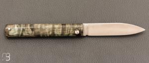 Couteau " L'Olonnois " de L'atelier du capitaine - Bouleau Madré