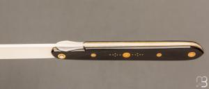 Couteau " Rouennais " par Mathieu Herrero - Corne de buffle