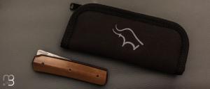   Couteau " Sanjo " par Guy Poggetti - Micarta vintage et C130