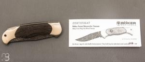 Couteau Böker Solingen - Scout Bog Oak Damast N°107/199  - 112124DAM