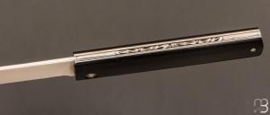  Couteau " Snard " par L'Olonnois - Ebène Royal